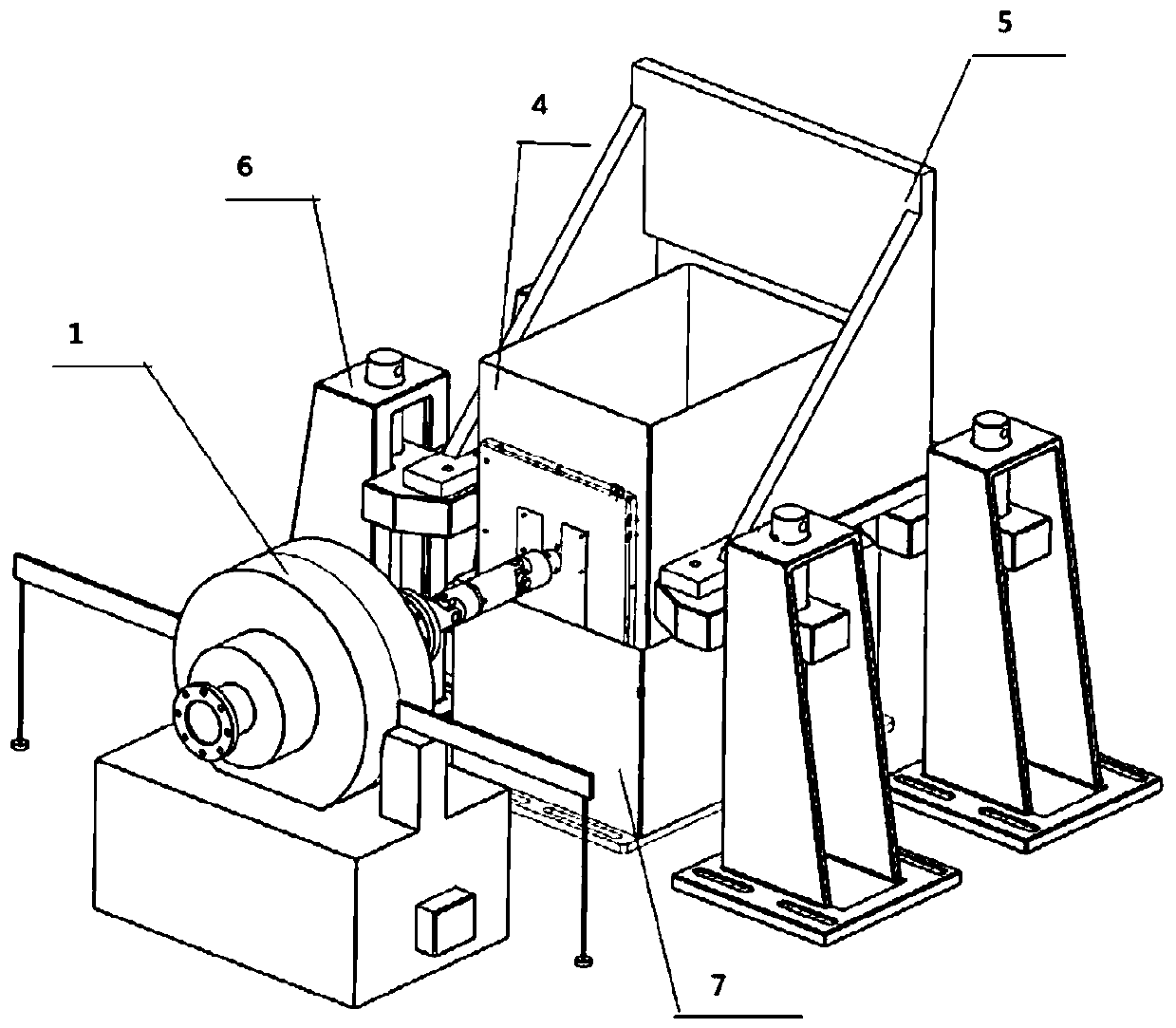 Outboard Motor Comprehensive Performance Test Bench, Alignment Method and Test Method