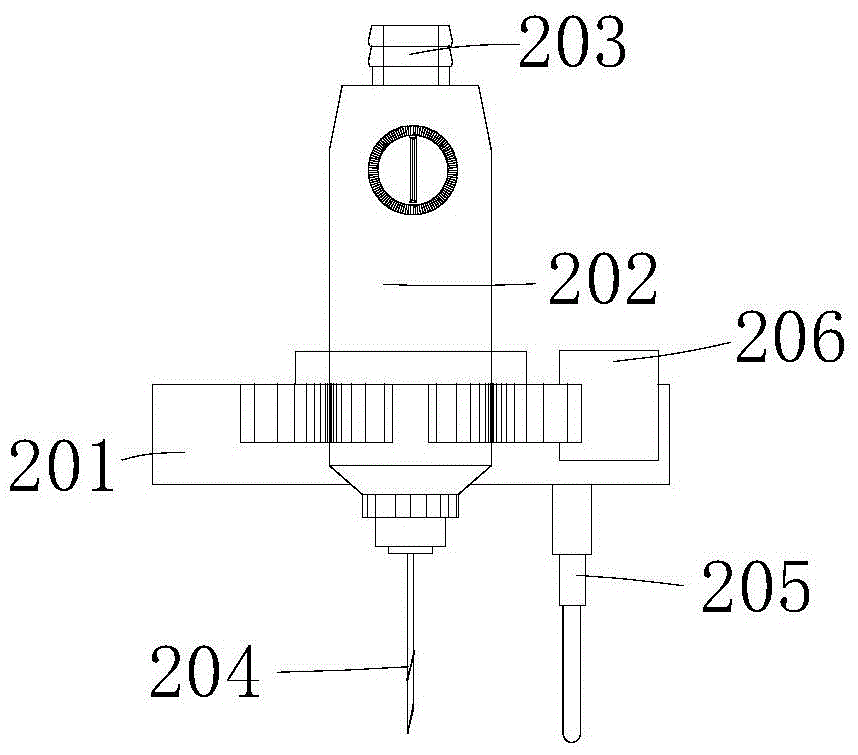 An automatic positioning pneumatic drilling machine