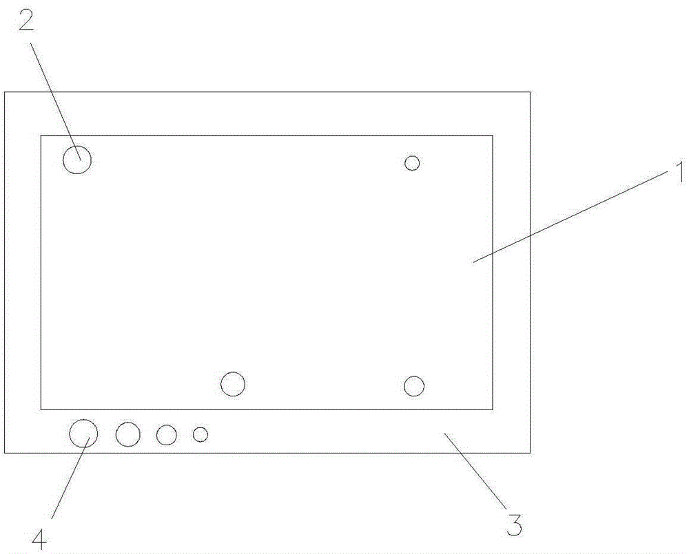 Boring method of metal substrate and detection method of hole diameter