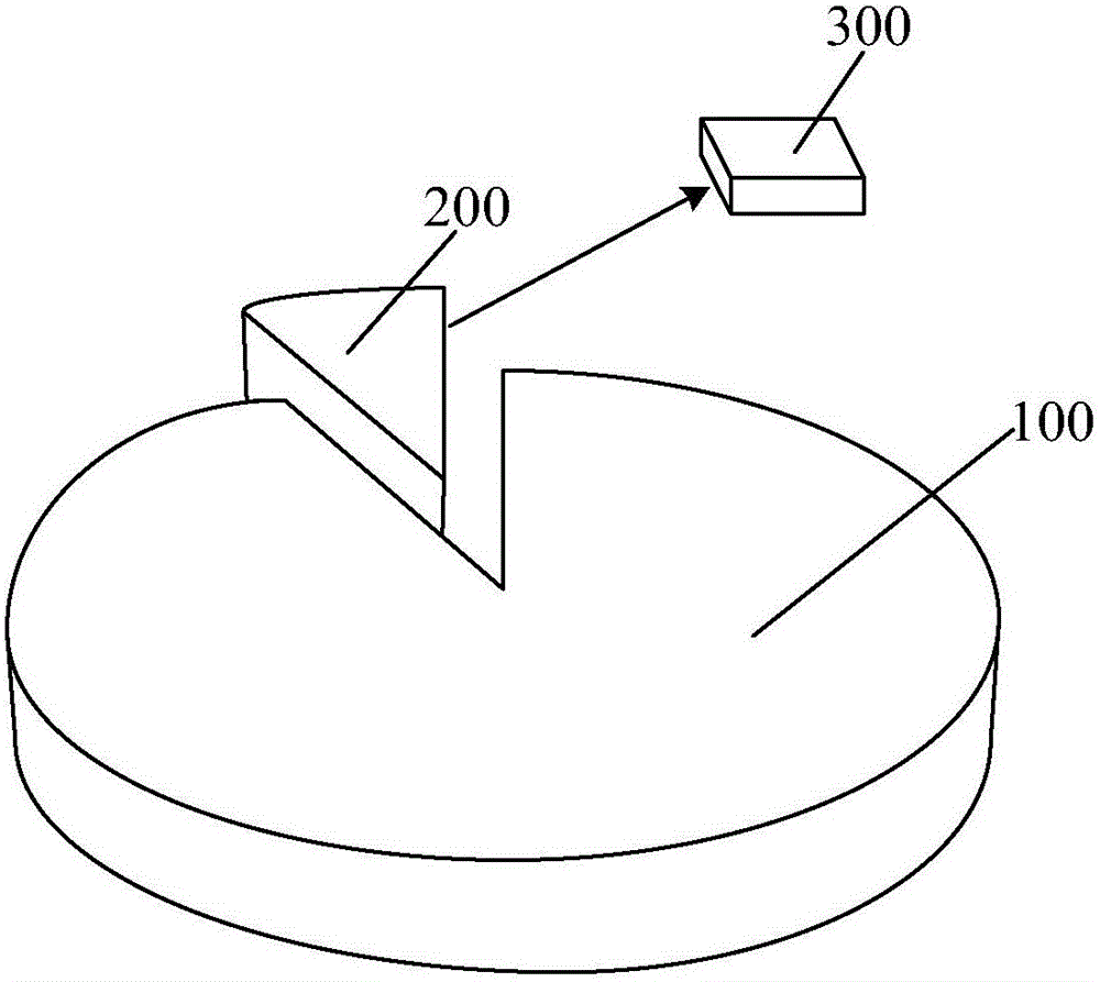 Display method of target material metallographic structure