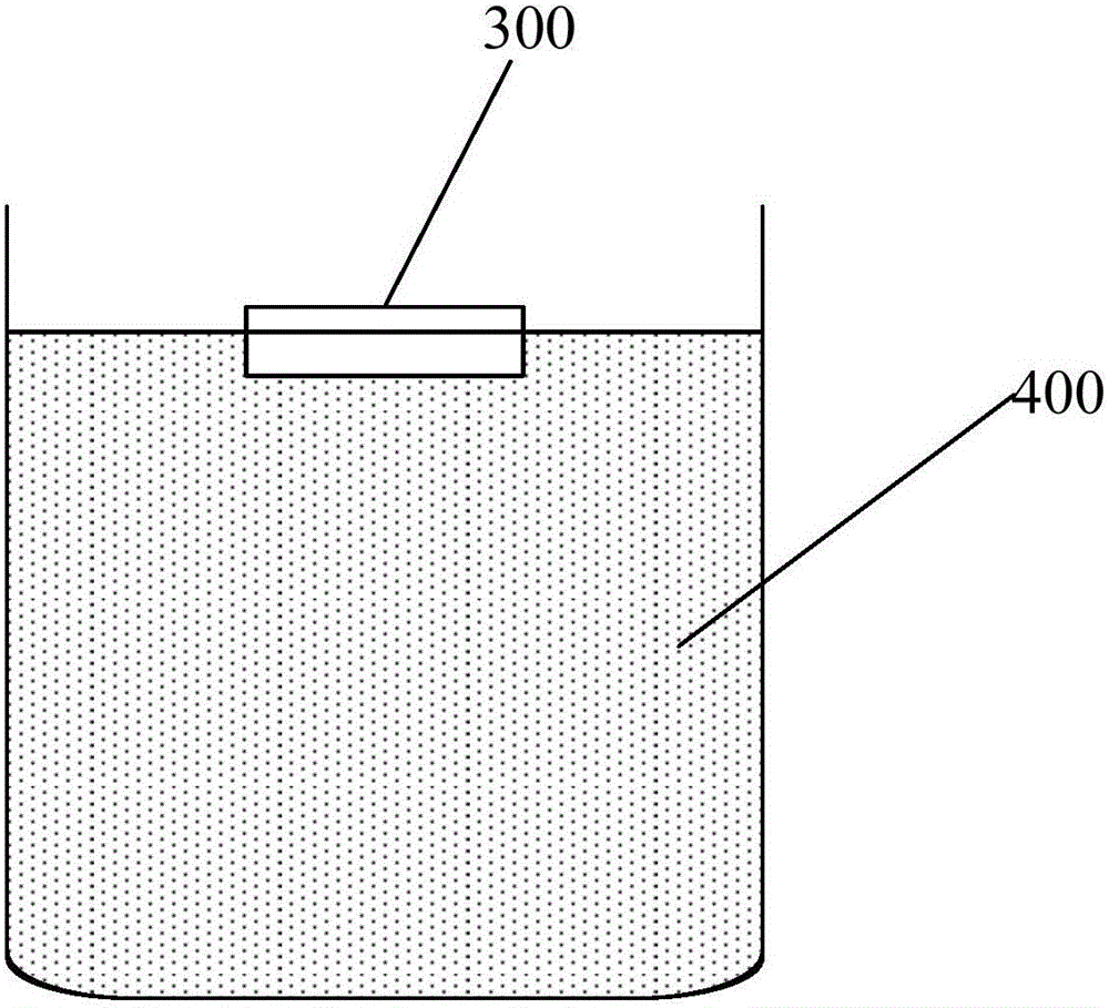 Display method of target material metallographic structure