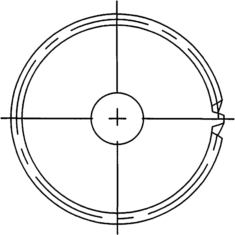 Double-side edge tooth cutting tool for cylindrical gear