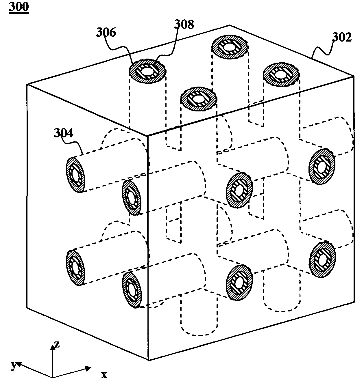 Device based on coated nanoporous structure