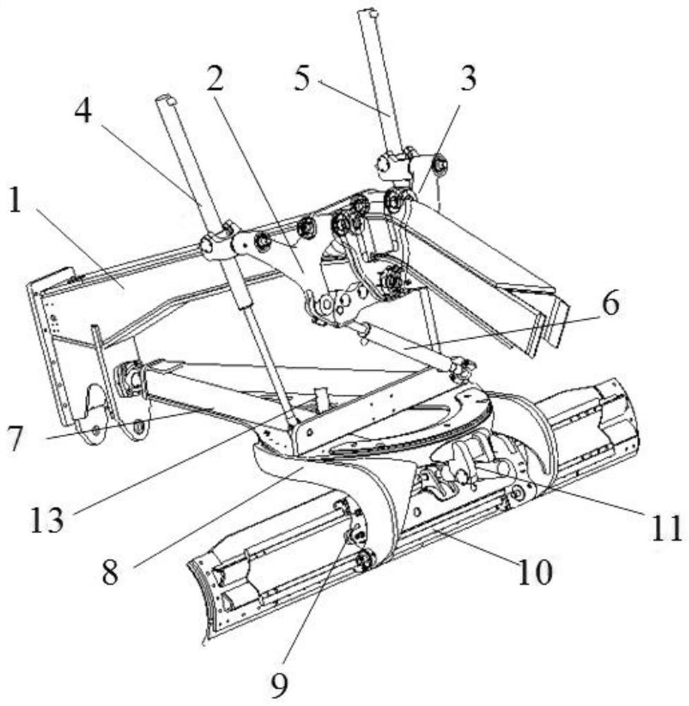 Scraper knife posture control system and method based on machine vision and land leveler