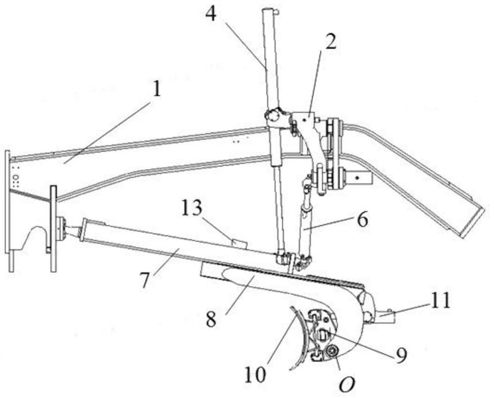 Scraper knife posture control system and method based on machine vision and land leveler