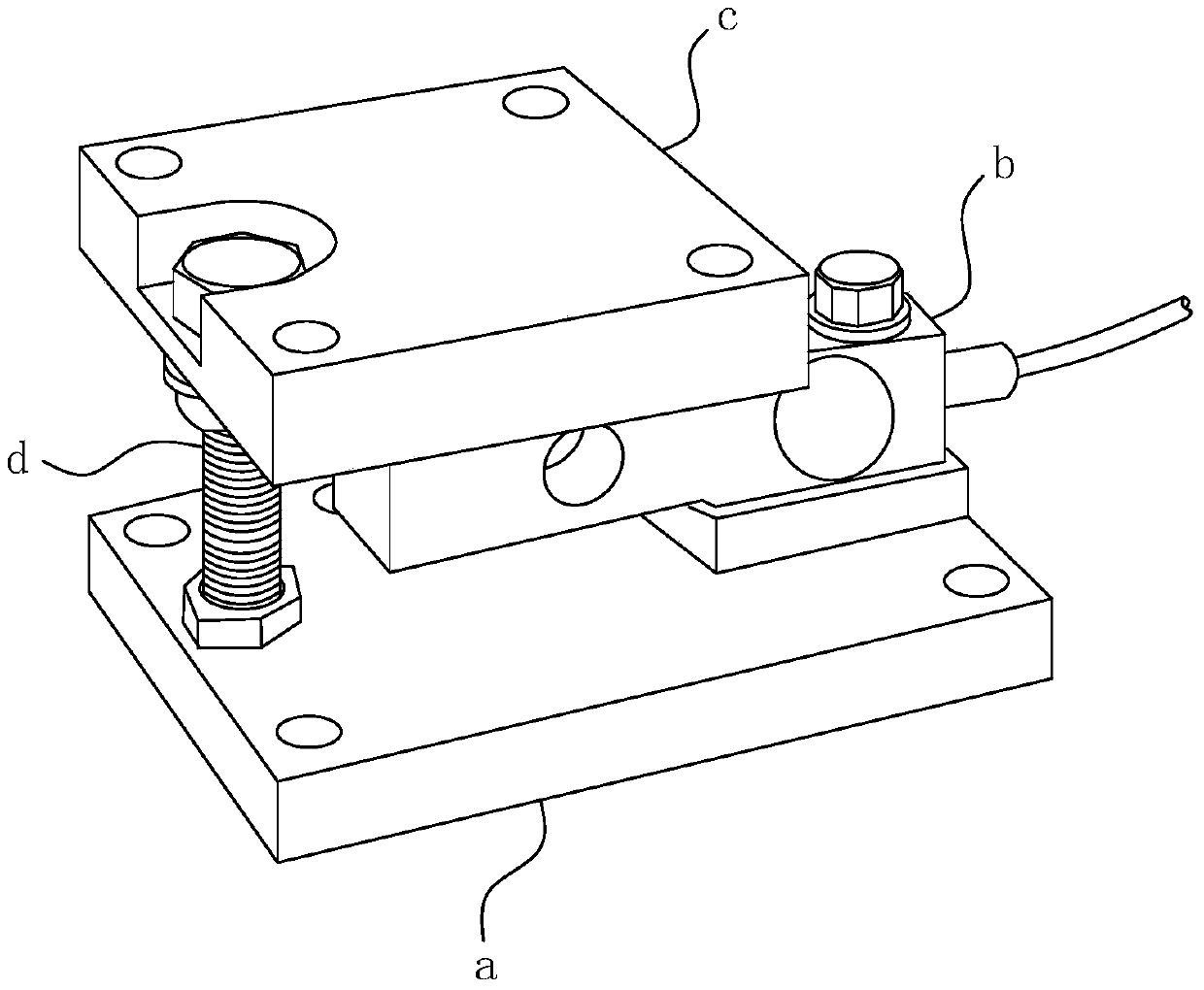 A sensor weighing module