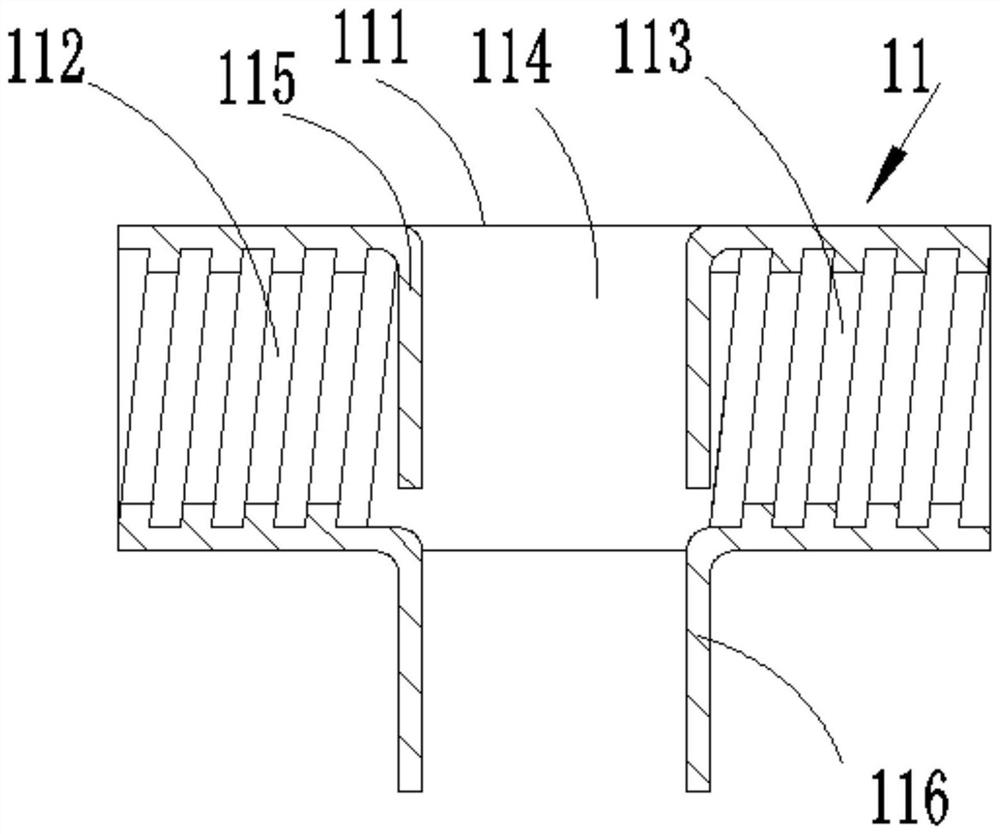 Anti-seepage nut and opposite-pull screw assembly