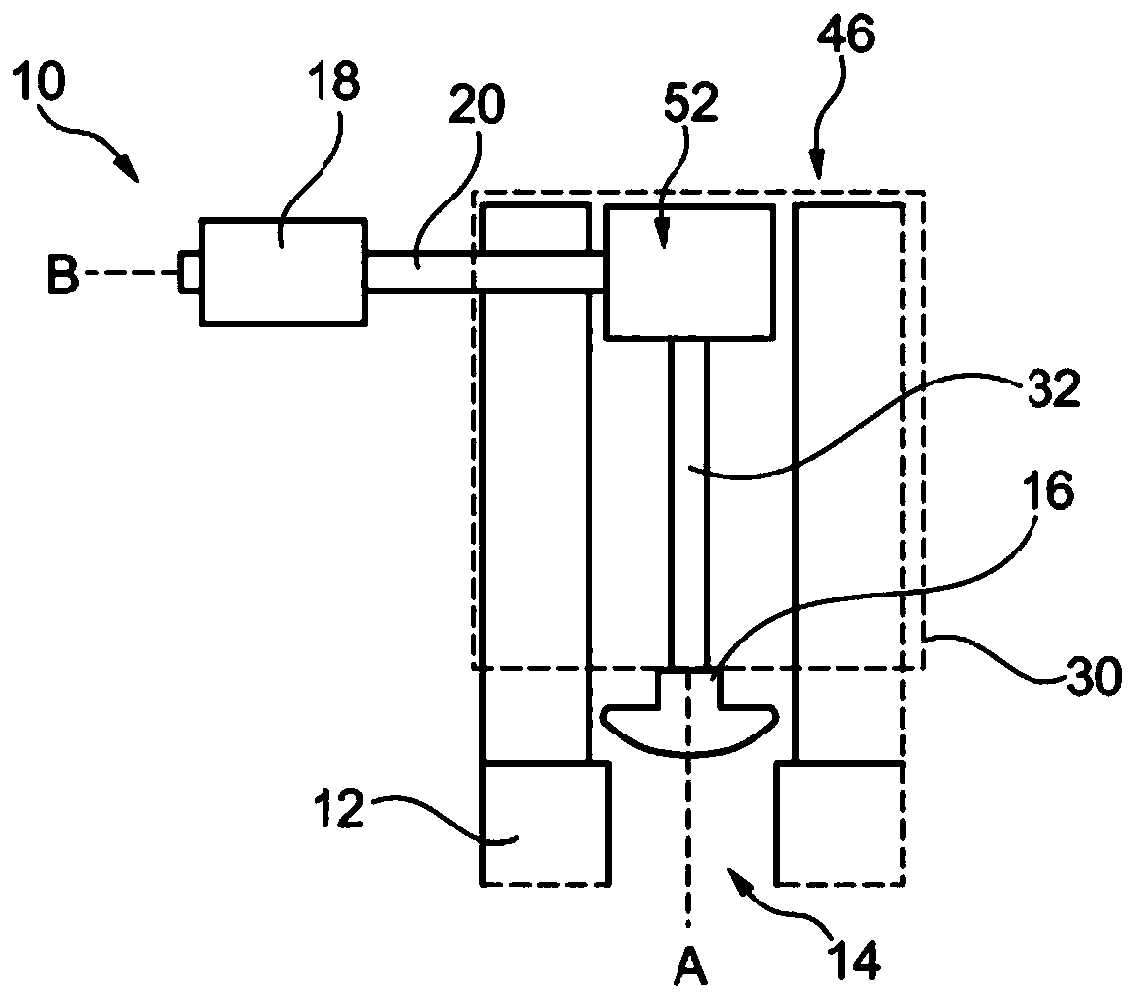 Actuator and fluid-circulation valve comprising same