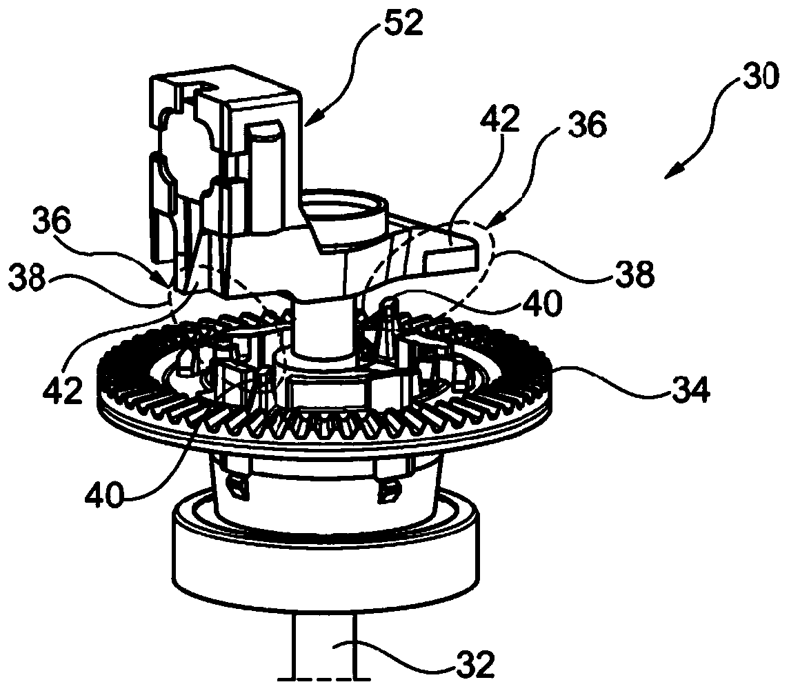 Actuator and fluid-circulation valve comprising same