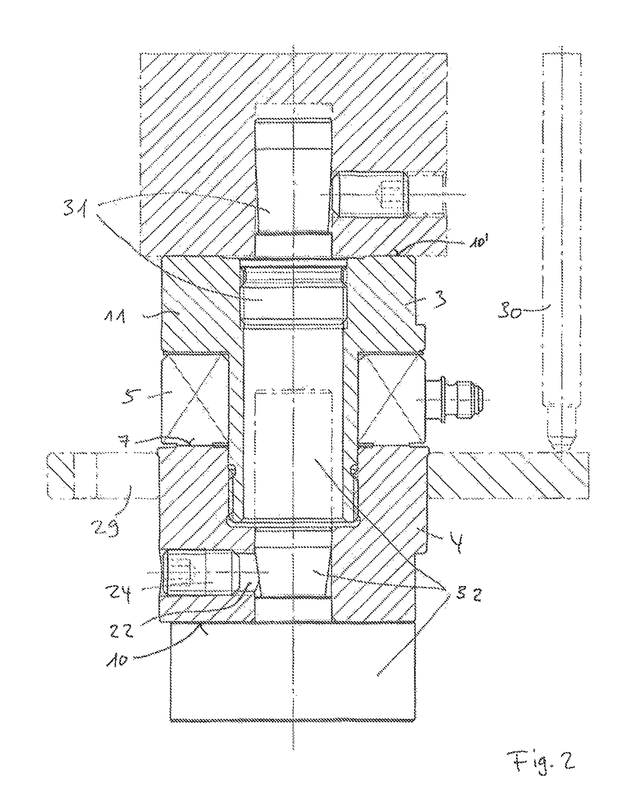 Force sensor for manually operated or pneumatic presses