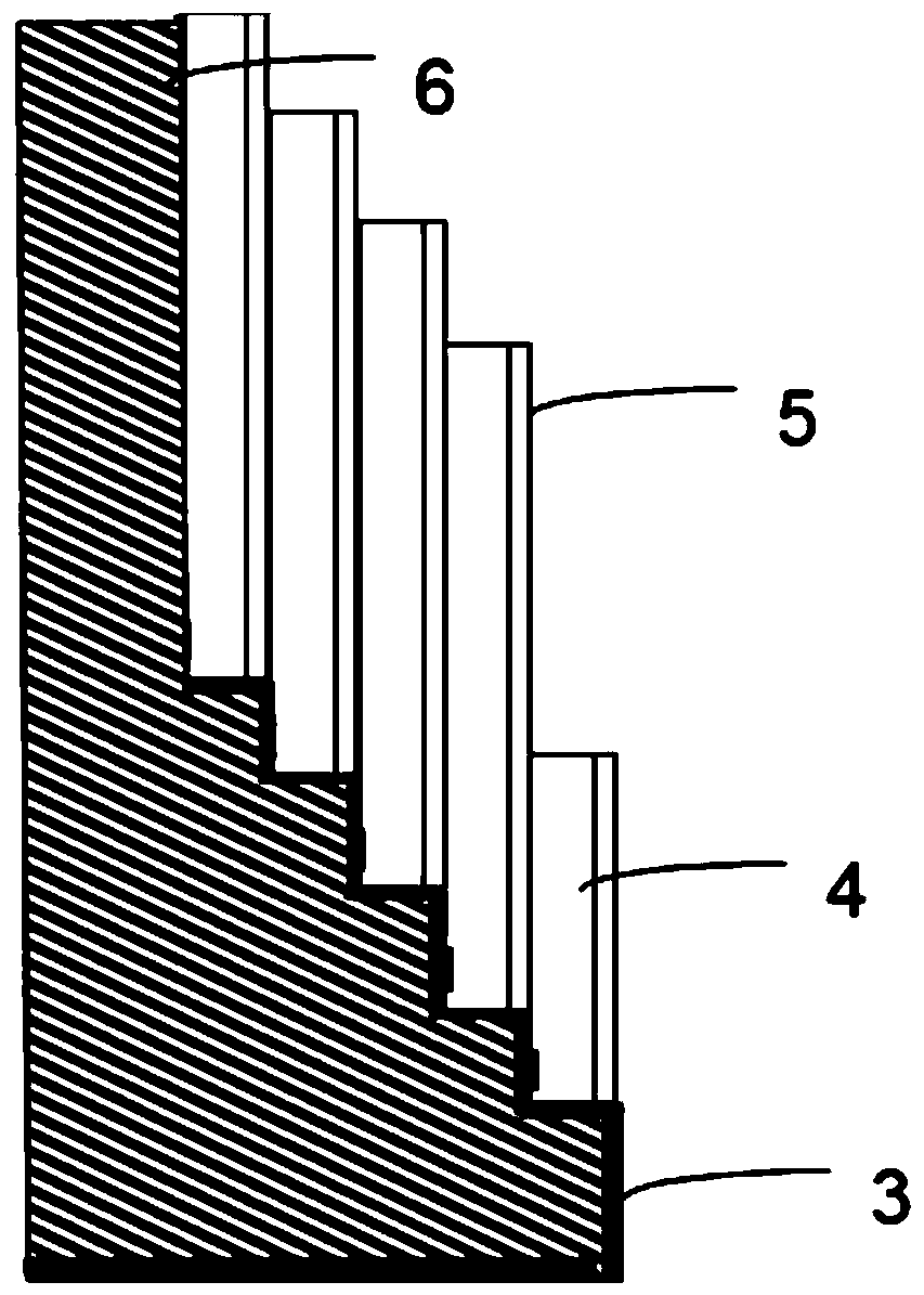 Modular multi-chip packaging structure and packaging method thereof