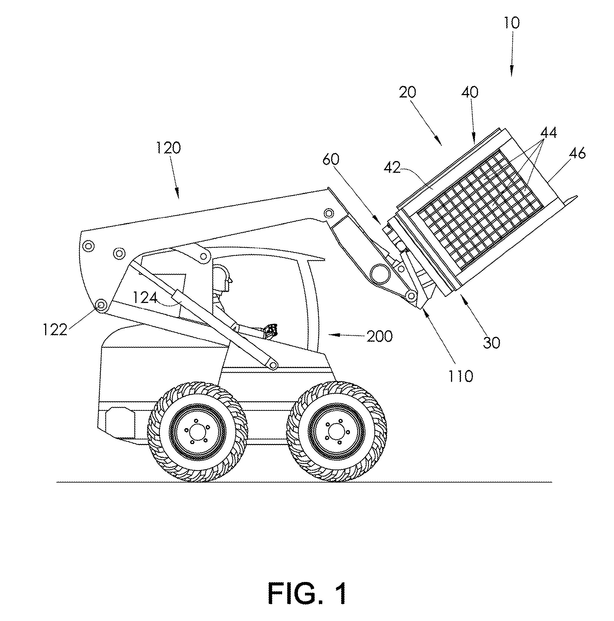 Portable solids screening bucket