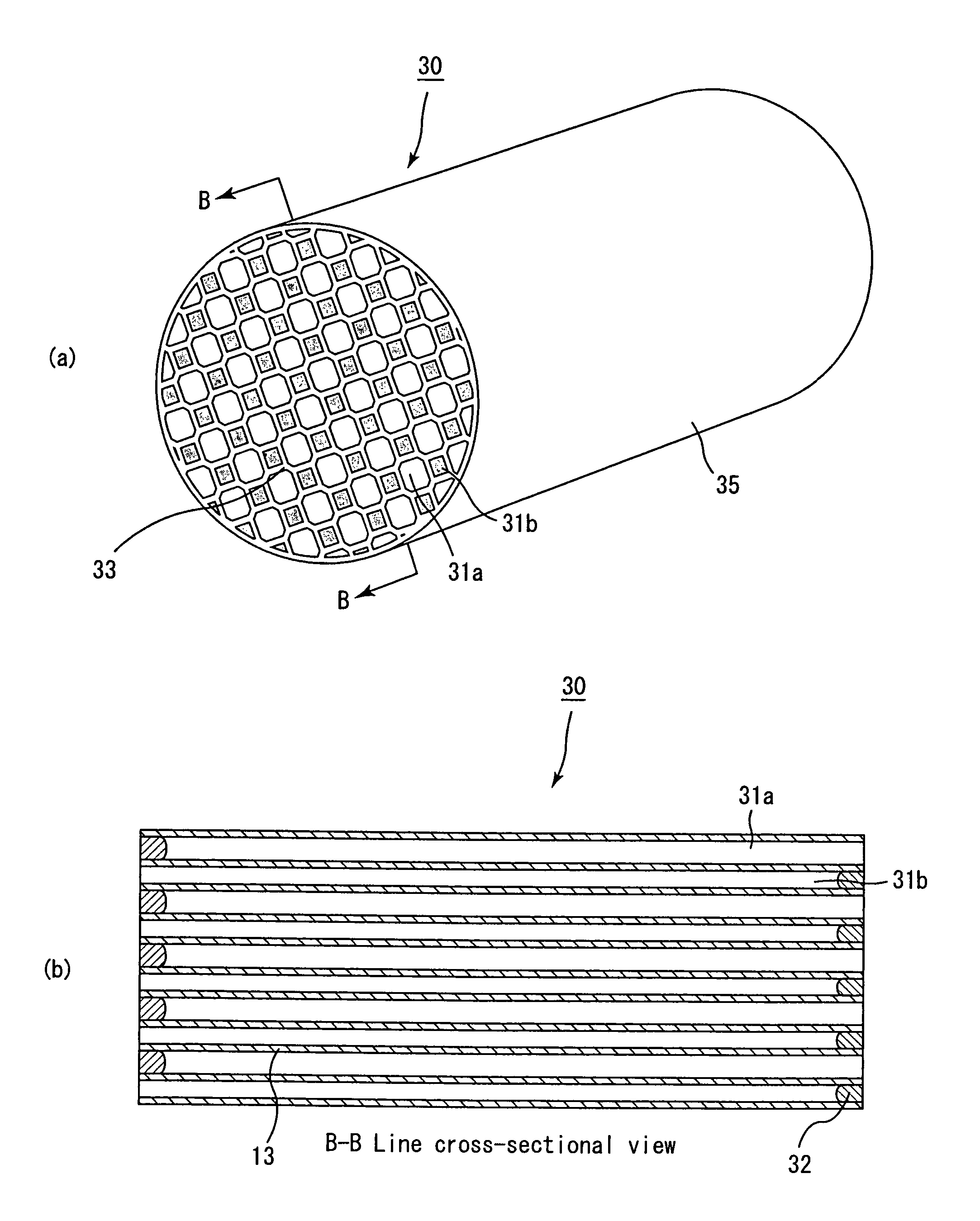 Honeycomb structural body