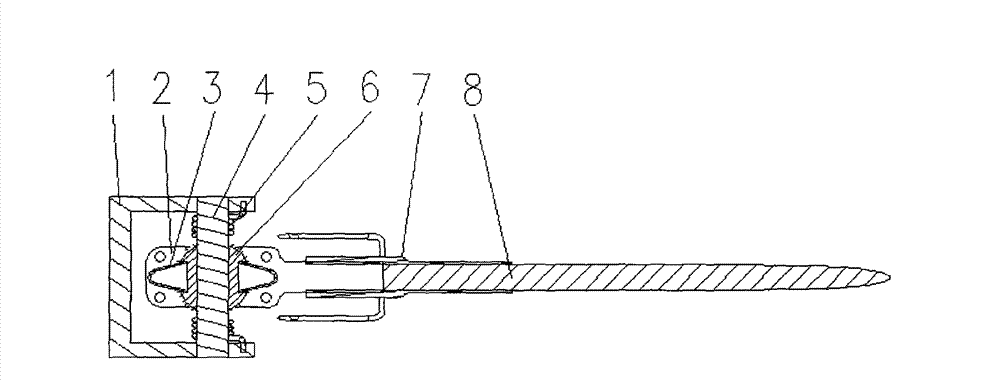 Two-degree-of-freedom hinged joint with single-direction return function