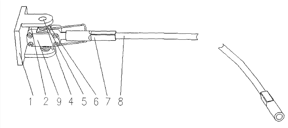 Two-degree-of-freedom hinged joint with single-direction return function