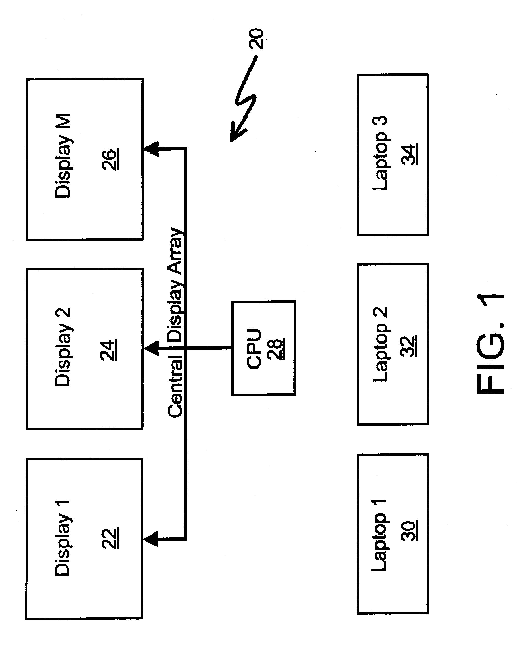 Method of launching a selected application in a multi-monitor computer system and multi-monitor computer system employing the same