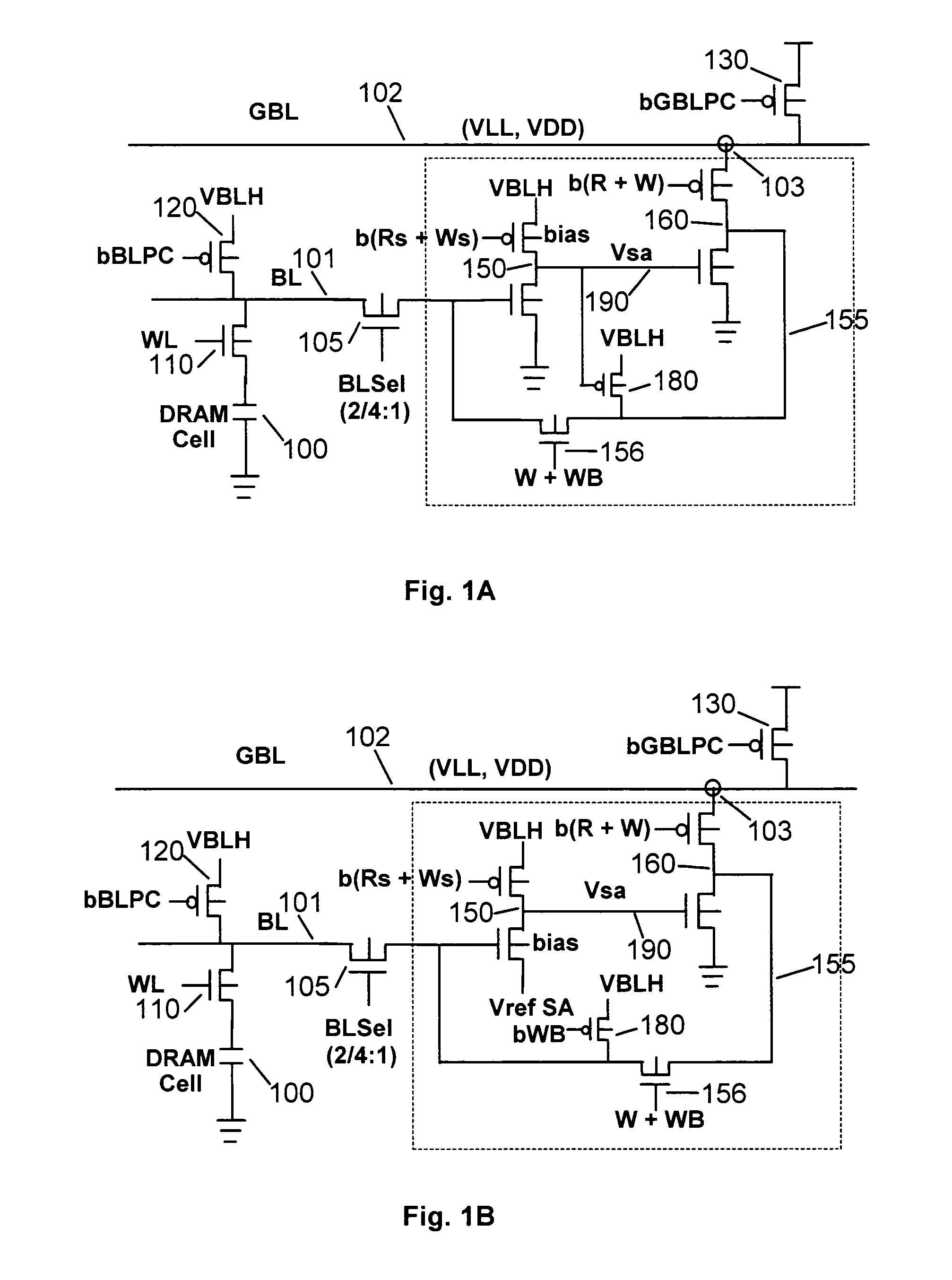 Single cycle read/write/writeback pipeline, full-wordline I/O DRAM architecture with enhanced write and single ended sensing