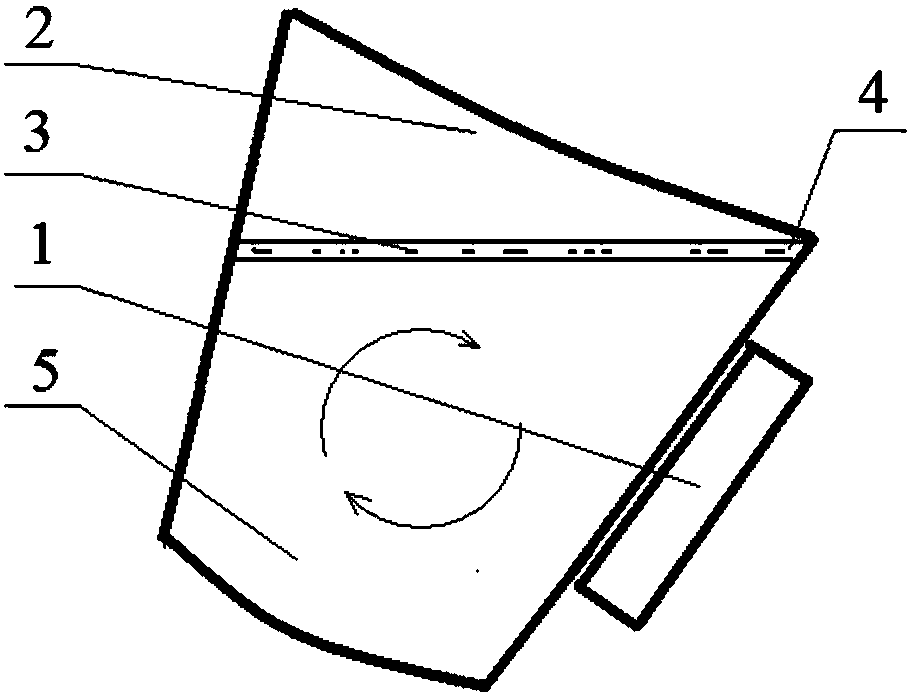 Molten iron non-pollution electromagnetic slag conglomeration method