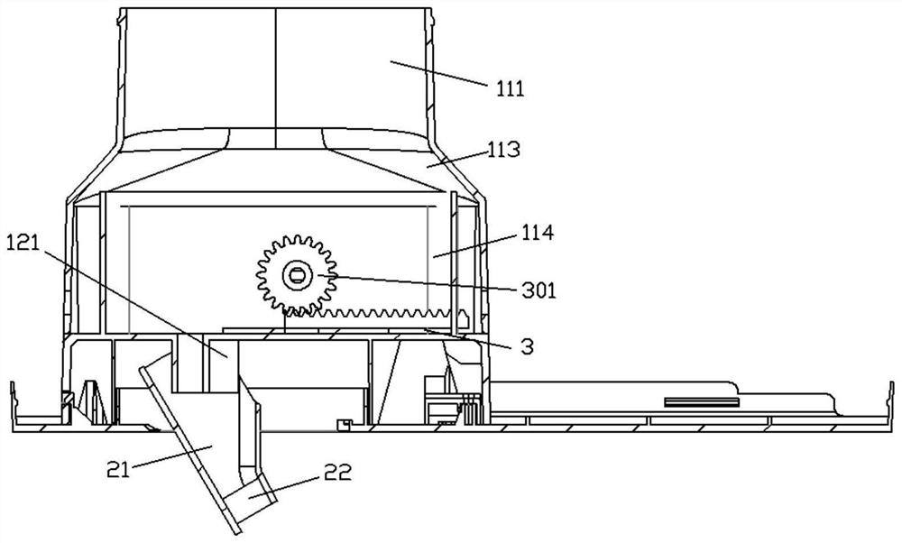 Air outlet assembly for kitchen fresh air system and control method of air outlet assembly