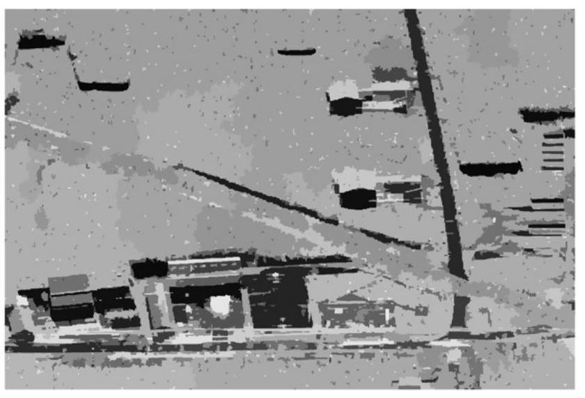 High-resolution single-polarization SAR image building target detection method based on structural characteristics