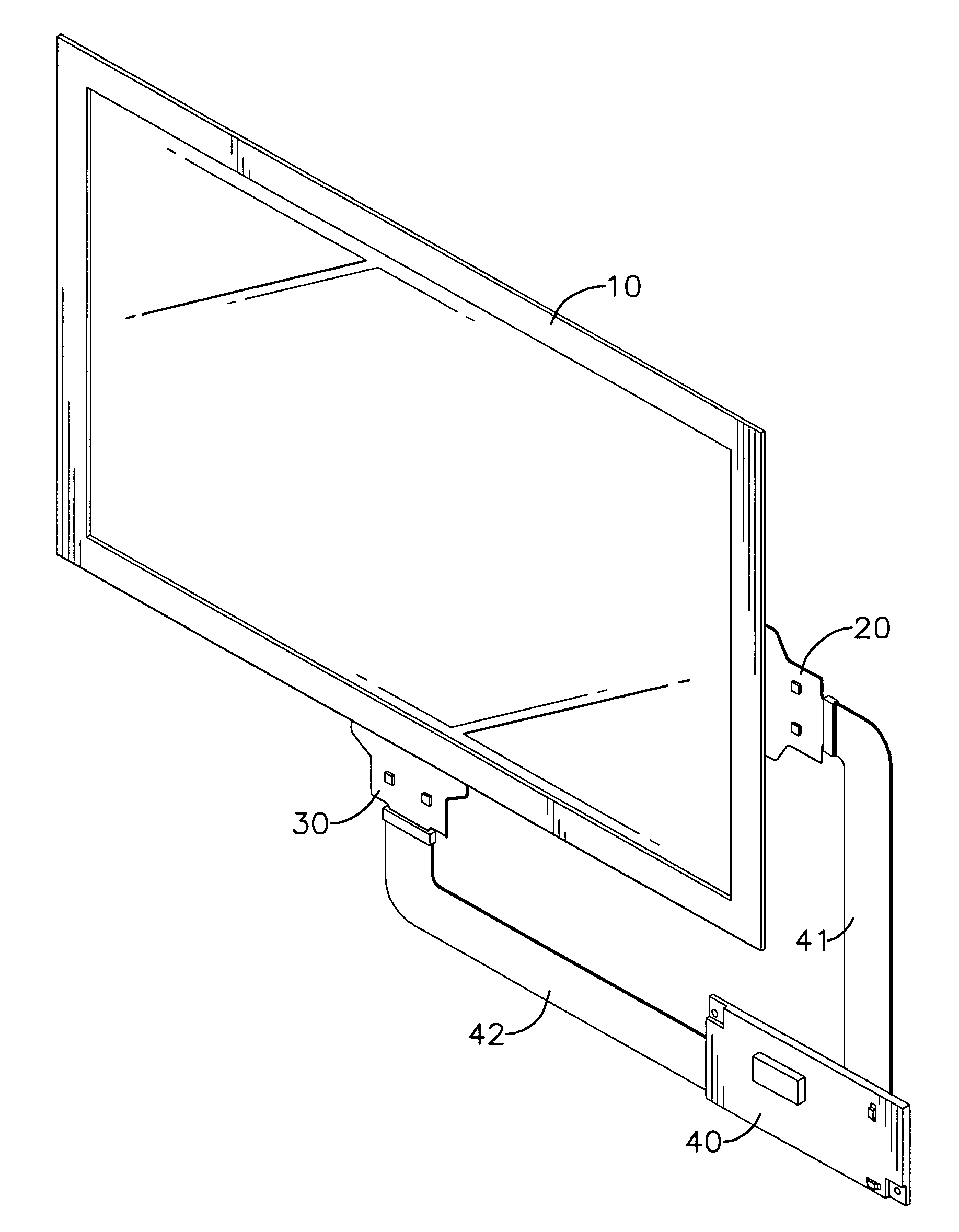 Projected capacitive touch panel