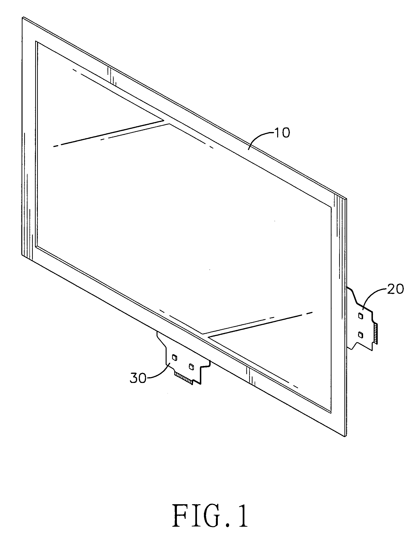 Projected capacitive touch panel