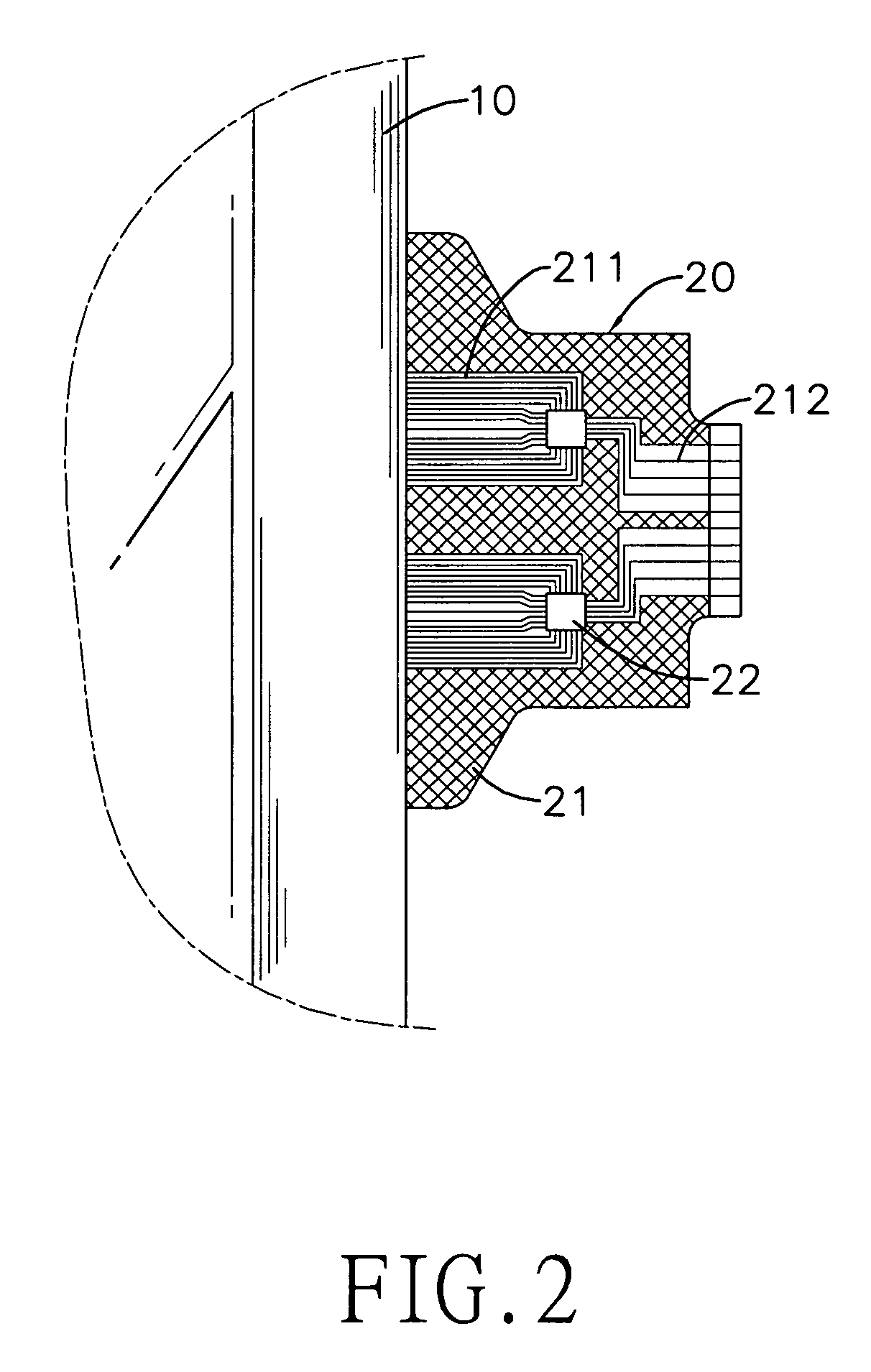 Projected capacitive touch panel