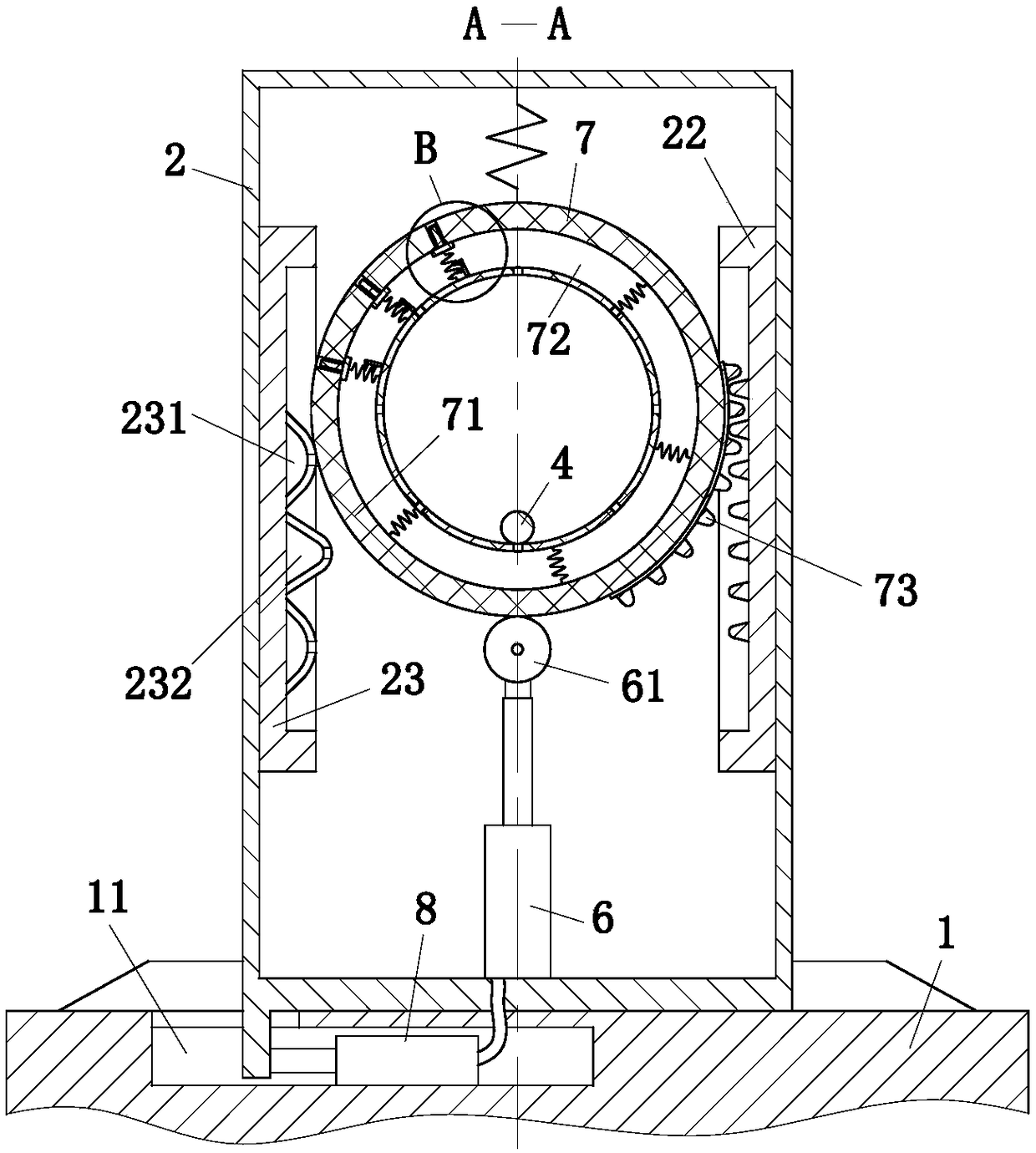 Steel wire surface rust removing equipment