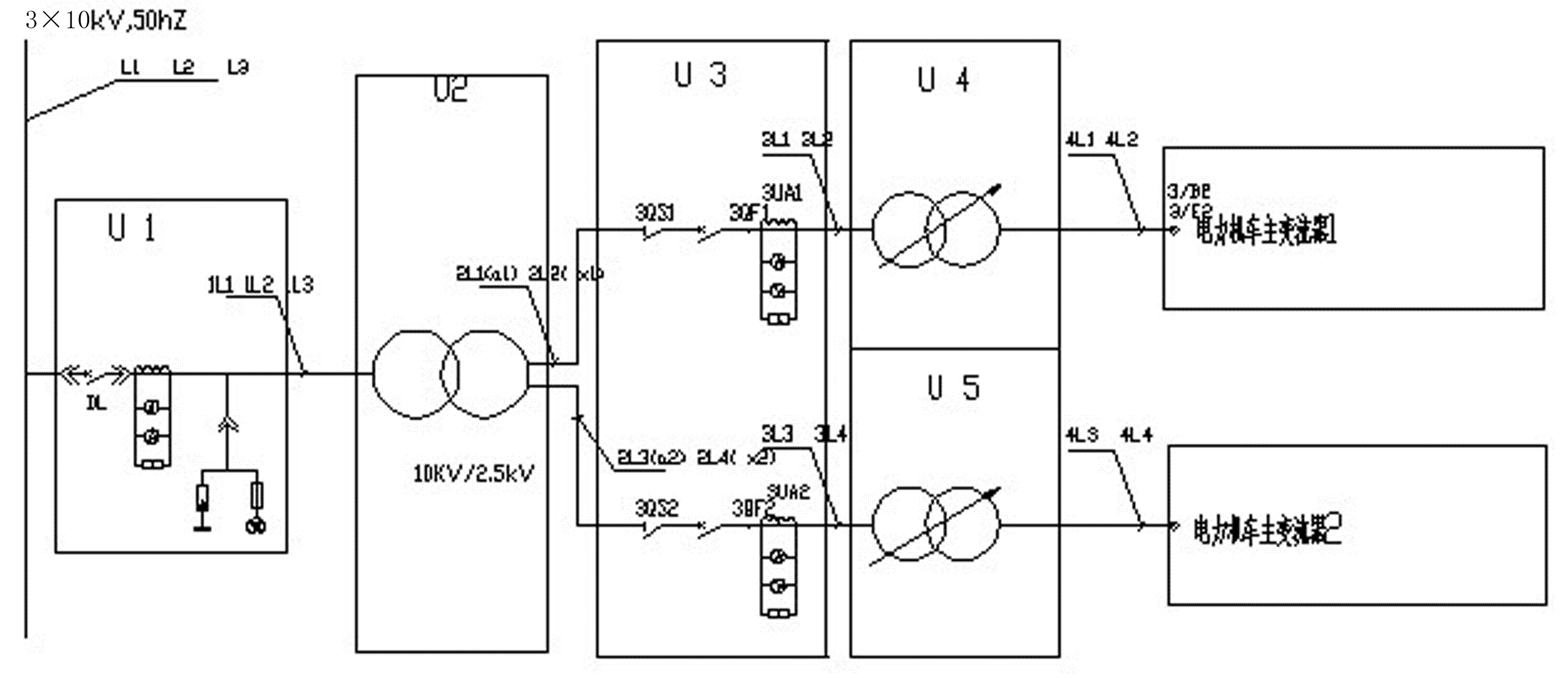 Adjustable high voltage power supply for routine test station of main converter cabinet of locomotive