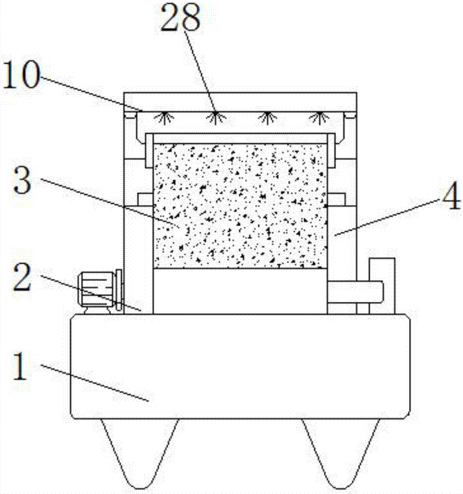 Environment-friendly textile dyeing machine capable of recycling surplus dyeing agent