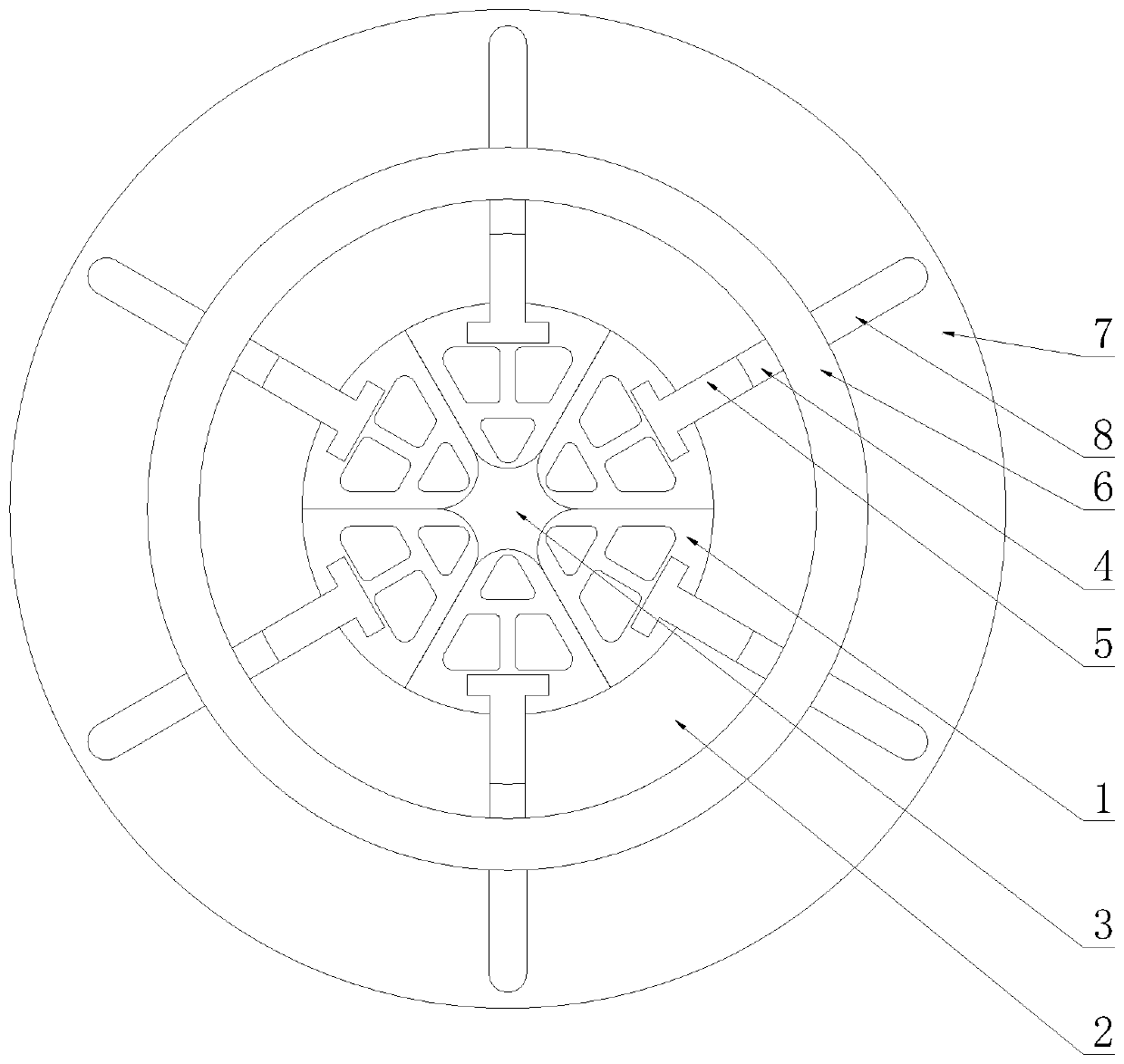 Novel electric automobile alternating current charging pile control device