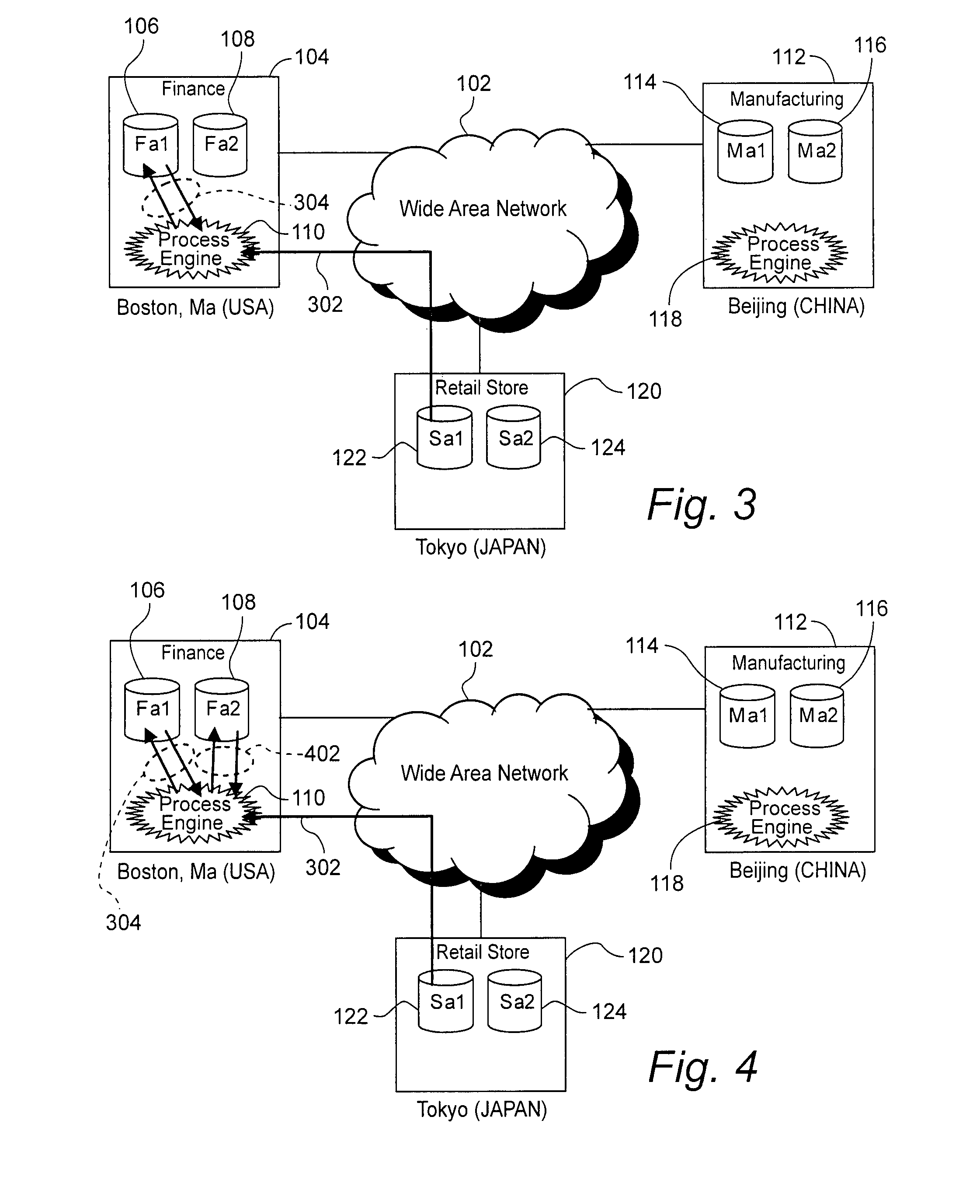 Systems and/or methods for location transparent routing and execution of processes