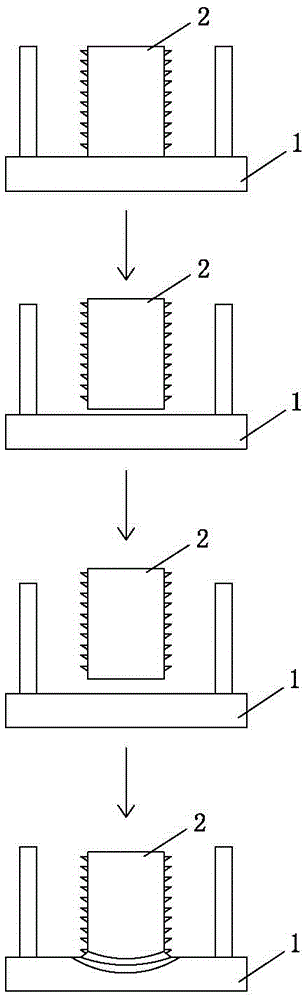 A stud welding method for amorphous alloy