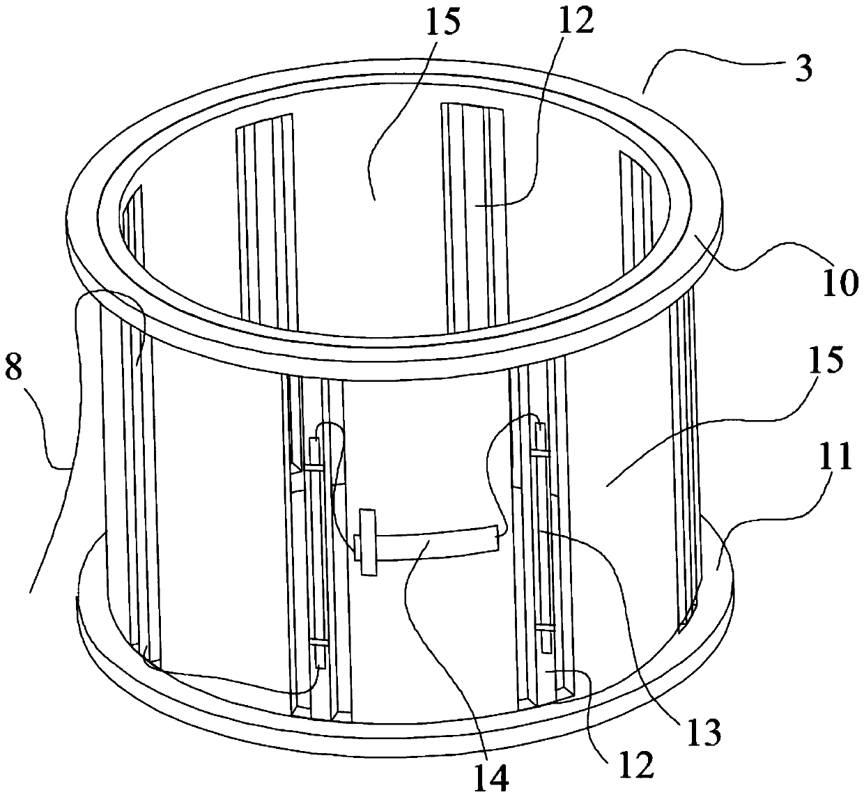 Real-time monitoring device and monitoring method of cable force