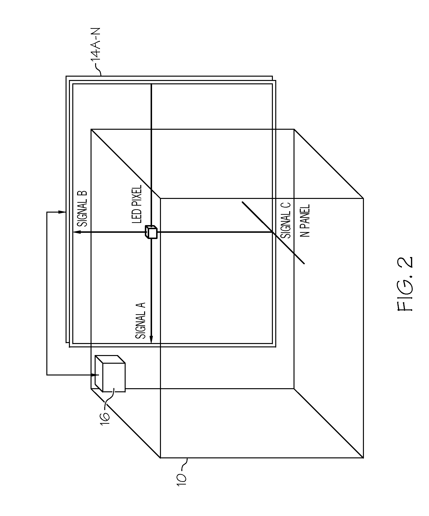 3-dimensional display and method of manufacture