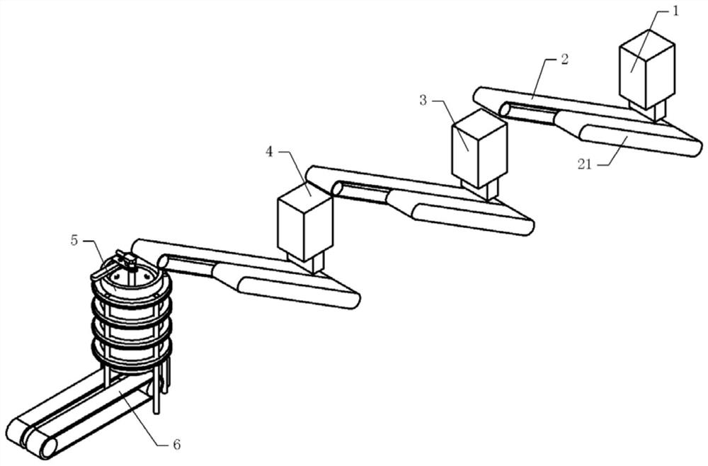 Waste glass recycling device