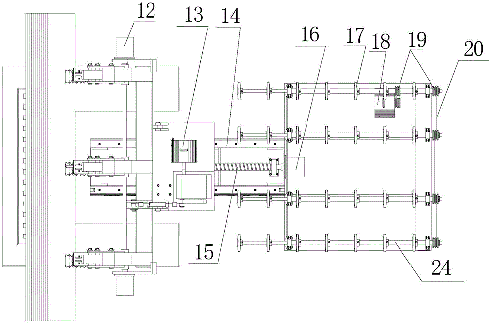 Depth-adjustable glass loading mechanism