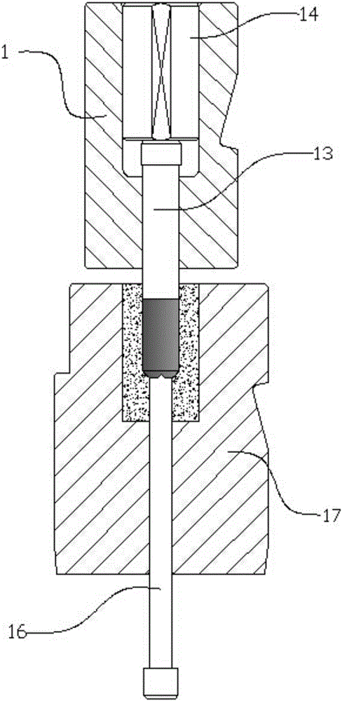 Plastic forming method of semi-hollow shaft pin