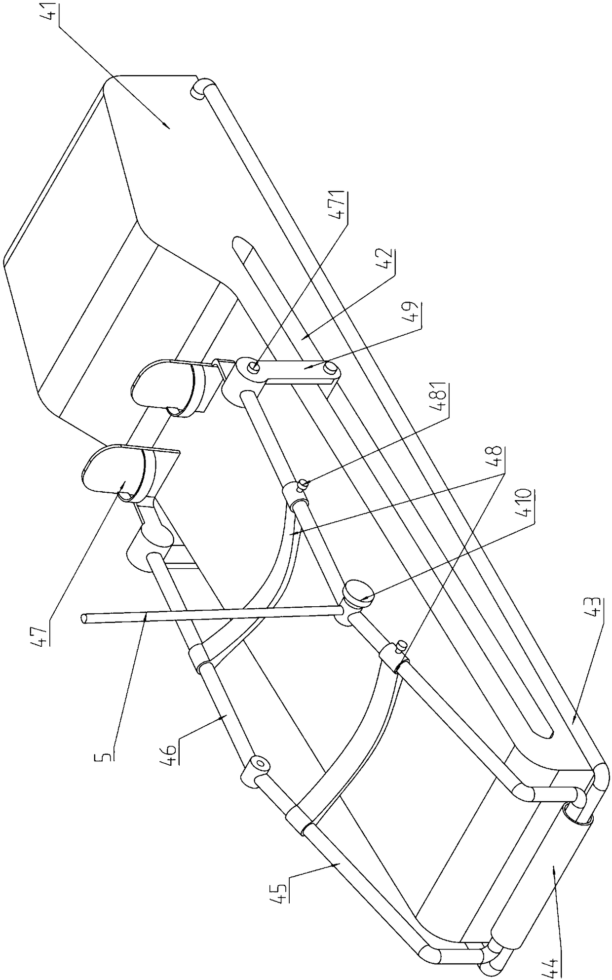 A knee joint rehabilitation apparatus