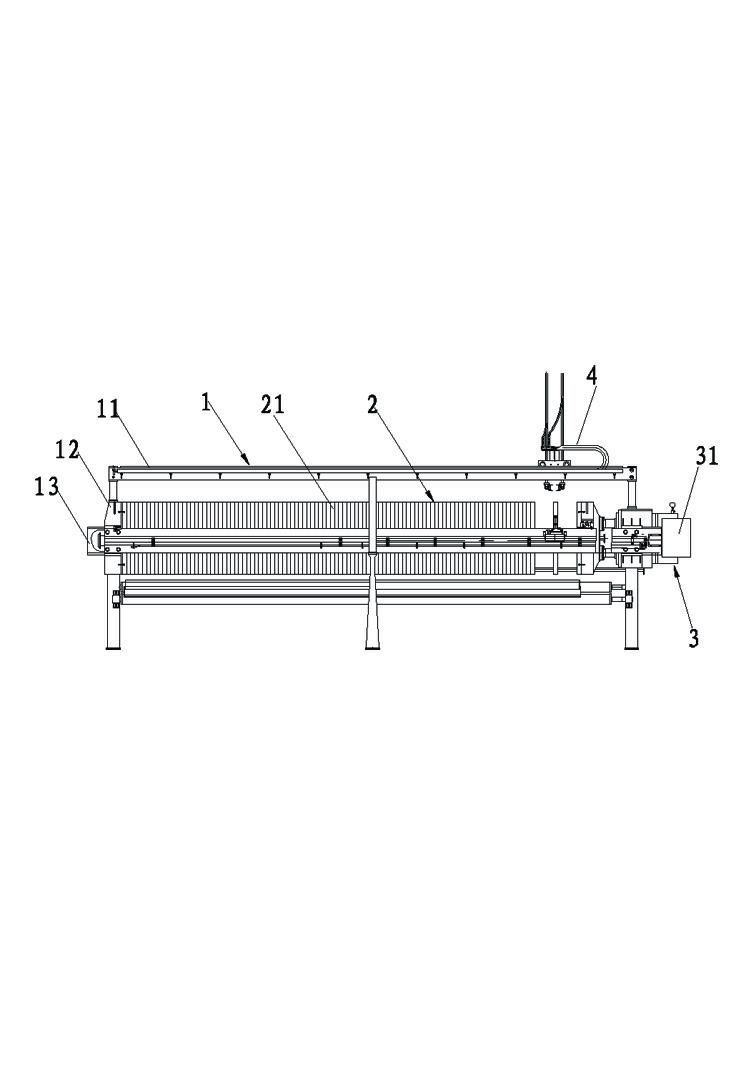 Membrane filter press for sludge treatment