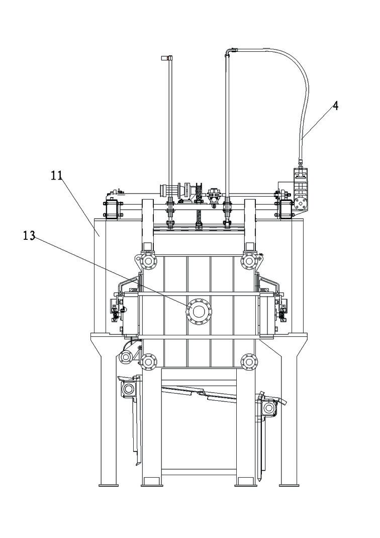 Membrane filter press for sludge treatment