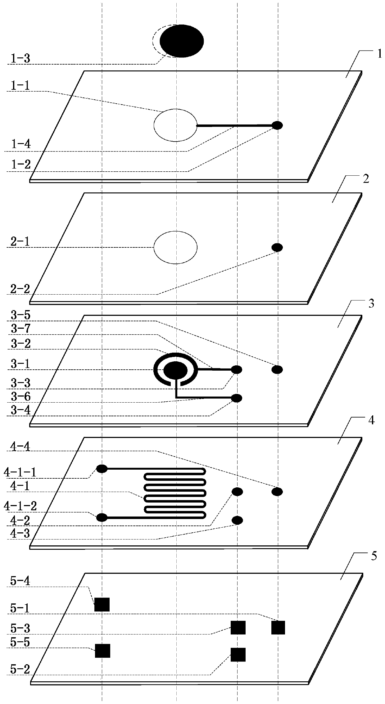 An open, arrayed, integrated electrochemical gas sensor and its manufacturing method