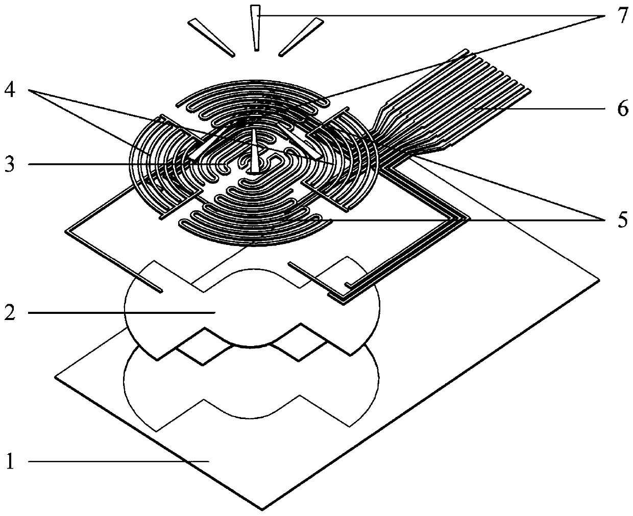 Multifunctional full-flexible fingerprint-like tactile sensor