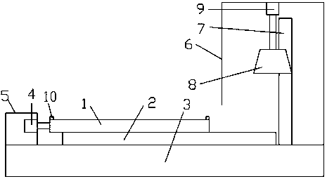 Factory test device for solar product