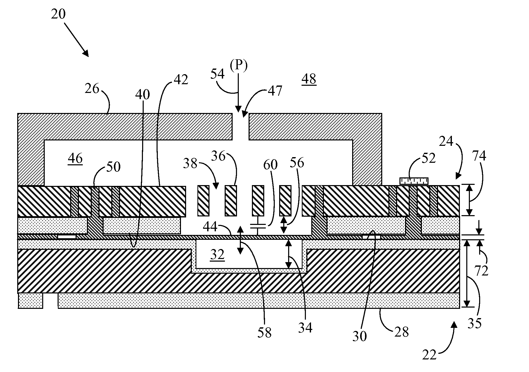 MEMS Pressure Sensor Device and Method of Fabricating Same