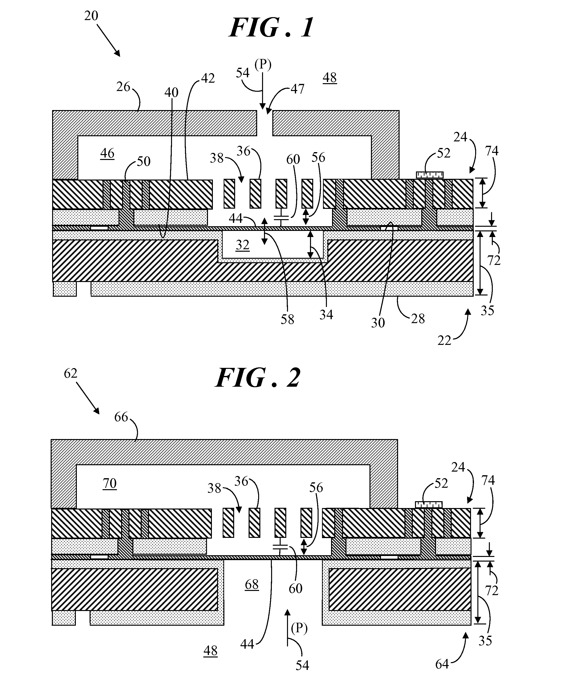 MEMS Pressure Sensor Device and Method of Fabricating Same