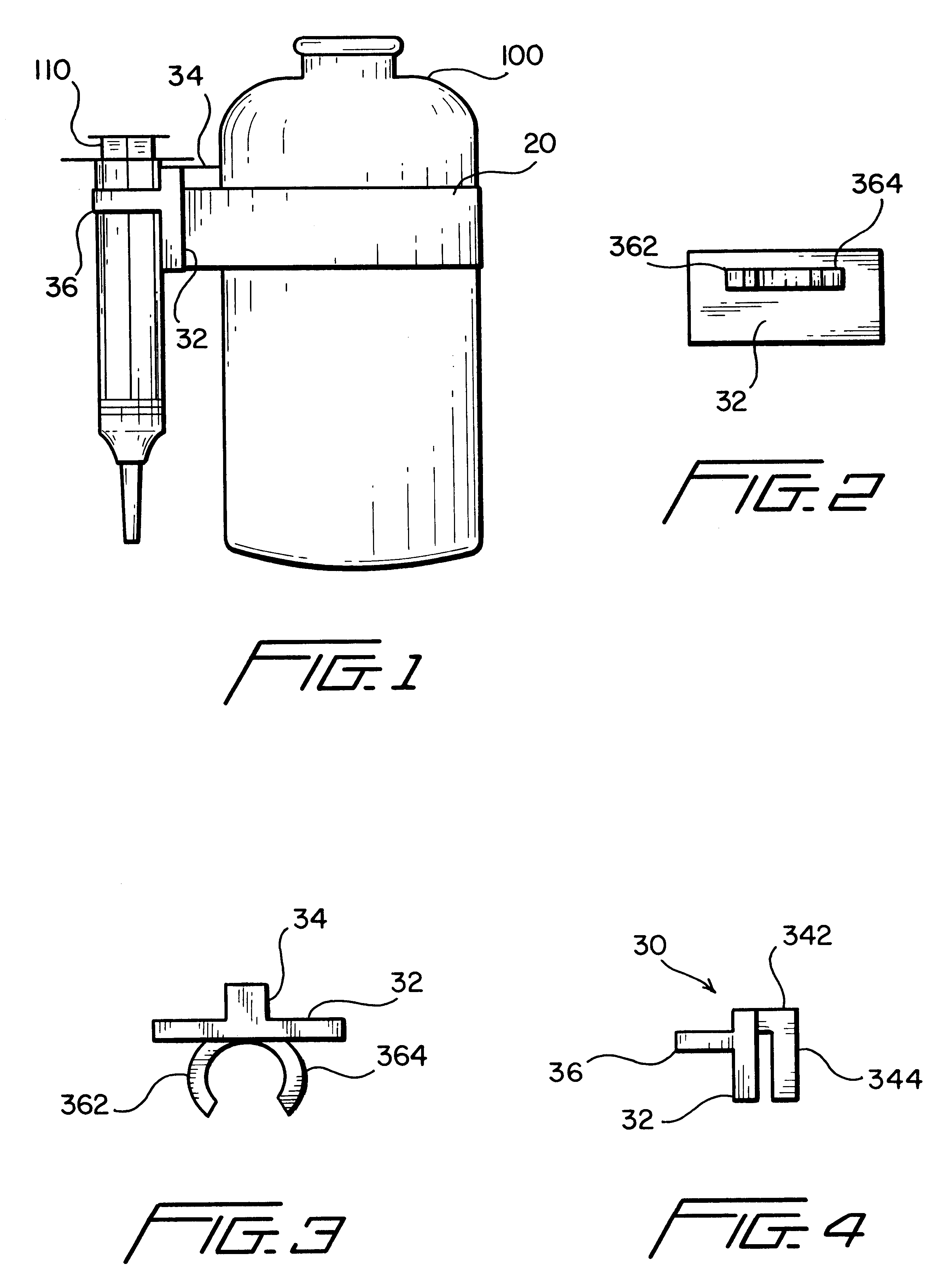 Syringe holder attachment for medication