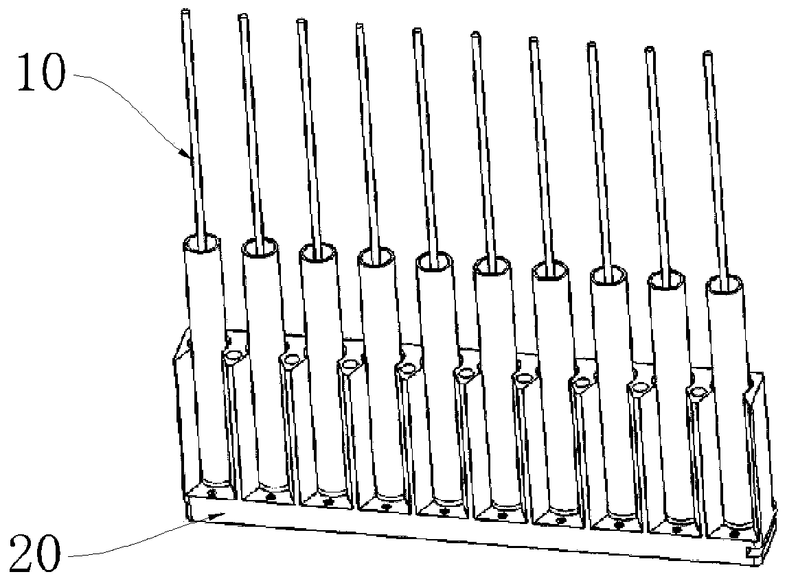 Equipment for pretreating samples collected by sampling rods