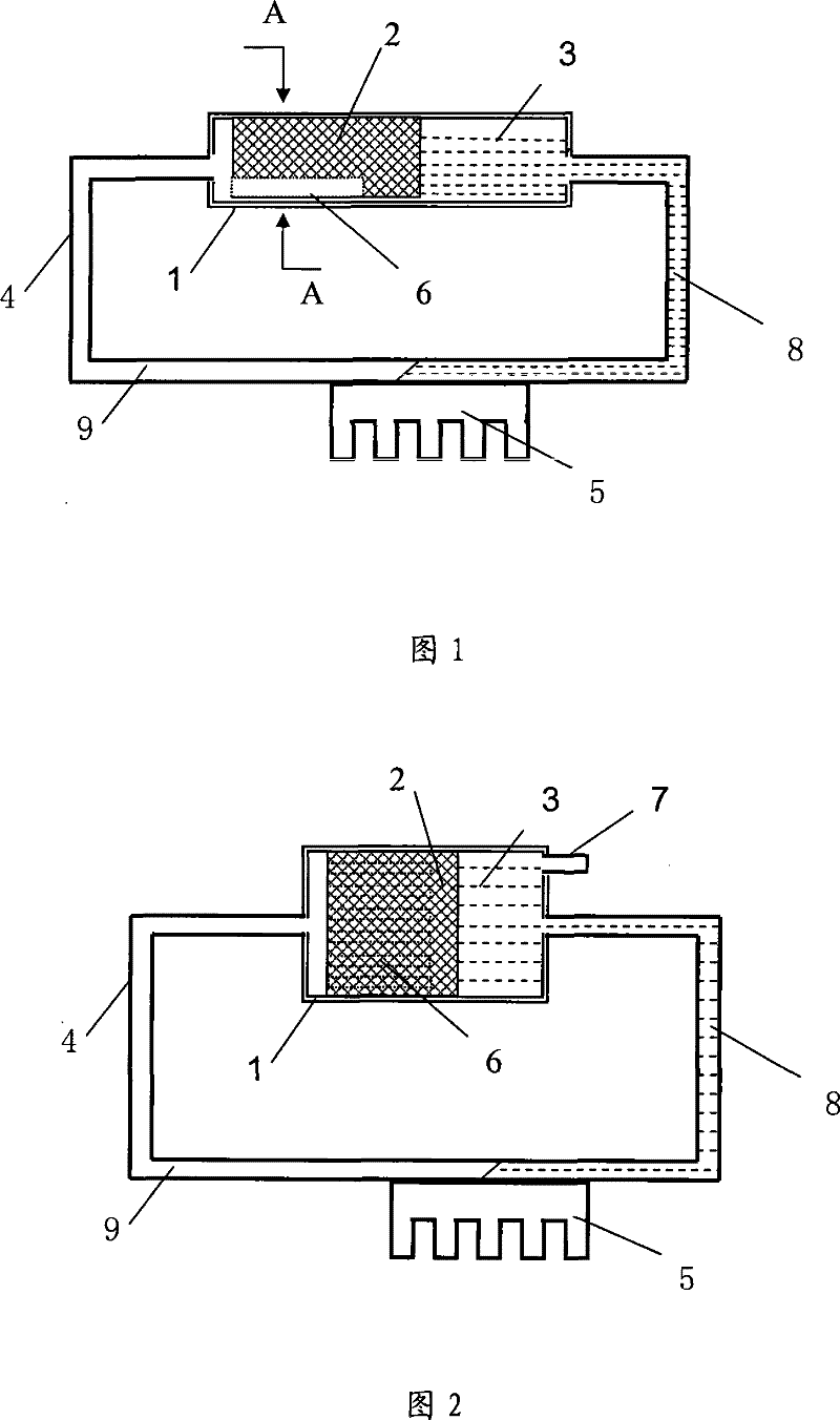 Loop type heat pipe radiator and manufacturing method thereof