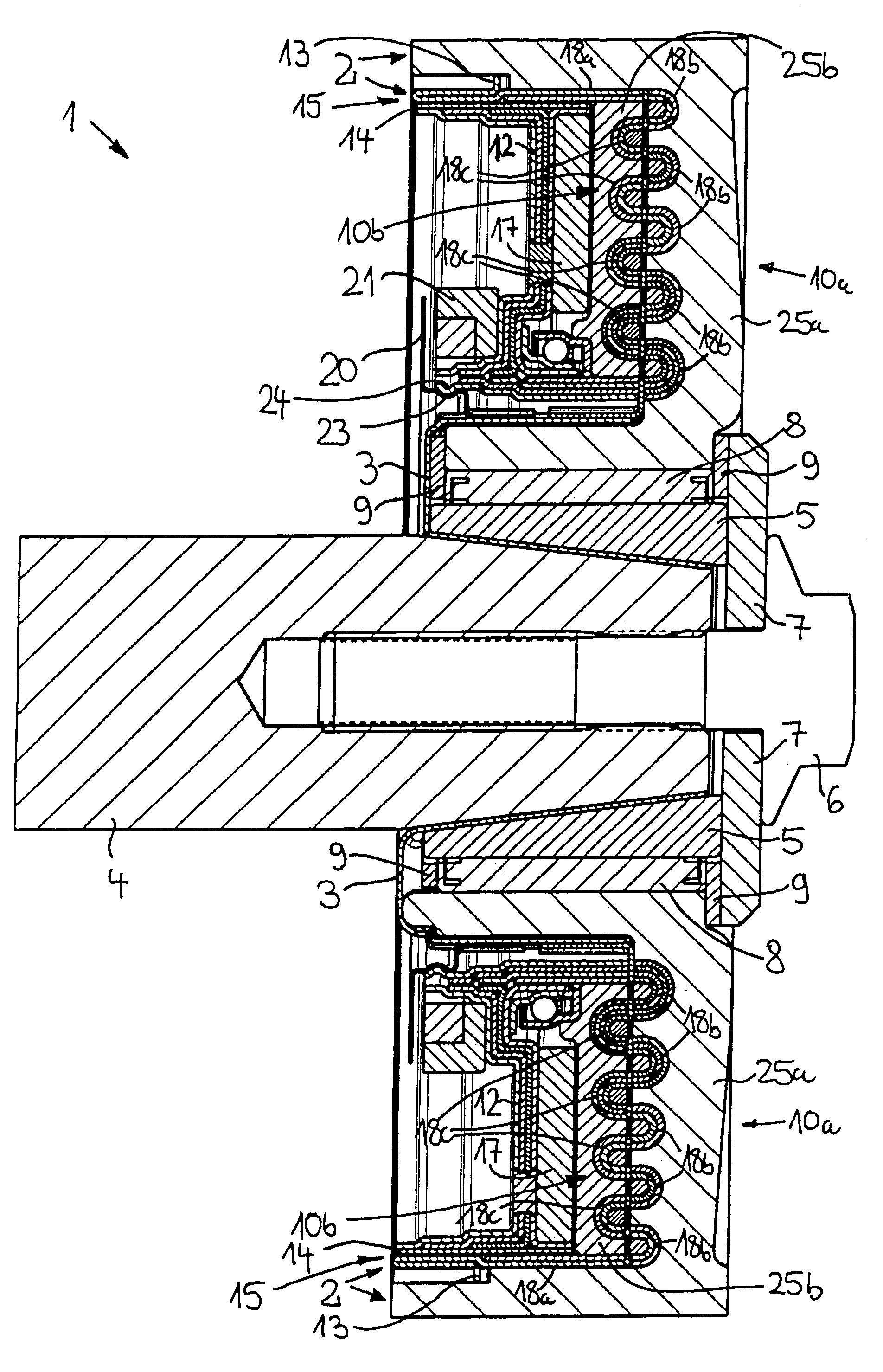 Electromagnetic friction clutch